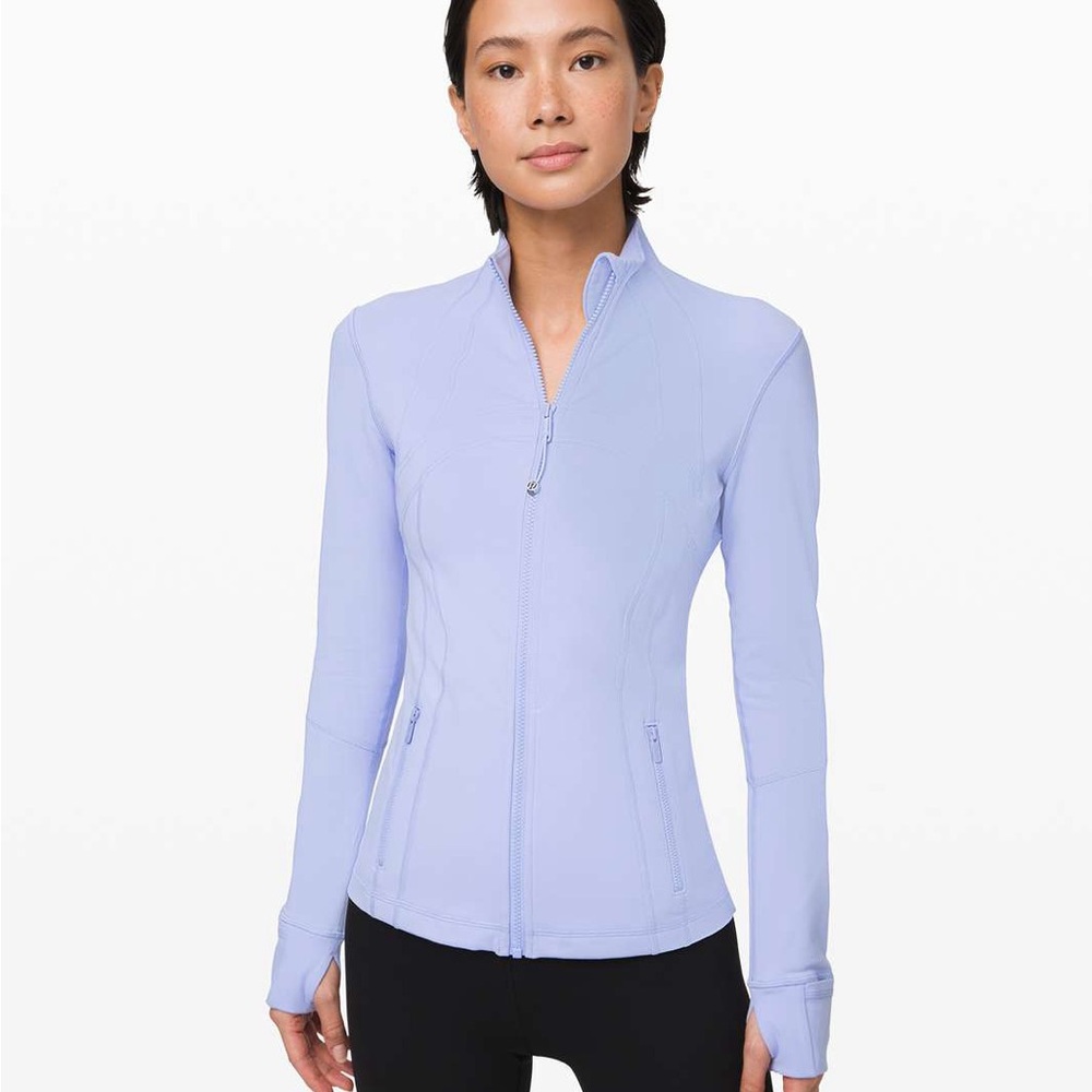 Lavender Zip-Up Athletic Jacket